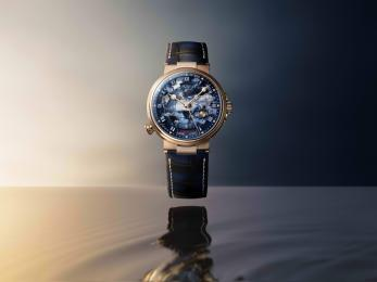宝玑 Marine 航海系列 Hora Mundi 5555 世界时腕表 苍穹碧海间 礼赞宝玑 250 年机械时艺